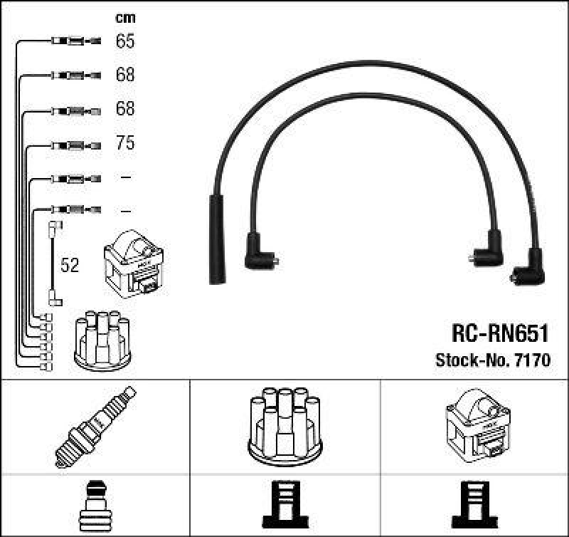 NGK Ignition Cable Kit