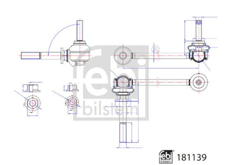 FEBI BILSTEIN Stange/Strebe, Stabilisator