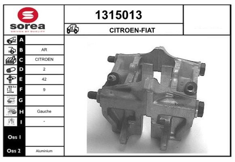 SNRA Brake Caliper