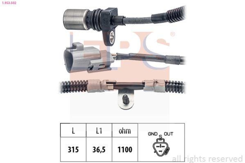 EPS Impulsgeber, Kurbelwelle Made in Italy - OE Equivalent