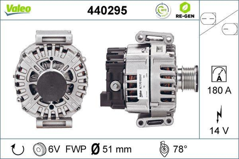 VALEO Generator VALEO RE-GEN AT
