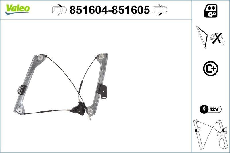 VALEO Fensterheber 851604