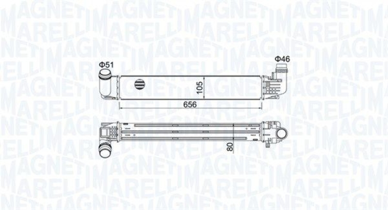 MAGNETI MARELLI Ladeluftkühler