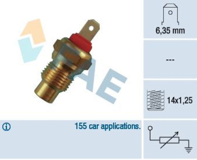 FAE Sensor, Kühlmitteltemperatur