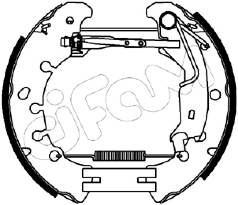 CIFAM Bremsbackensatz Vermontierter kit