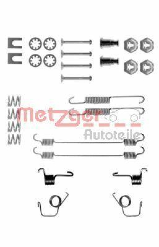 METZGER Zubeh&ouml;rsatz Bremsbacken Trommelbremse Montagesatz 105-0617