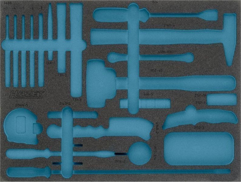 HAZET Foam Insert, assortment box