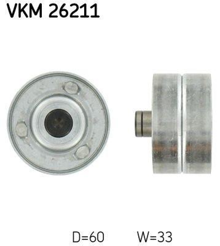 SKF Deflection/Guide Pulley, timing belt