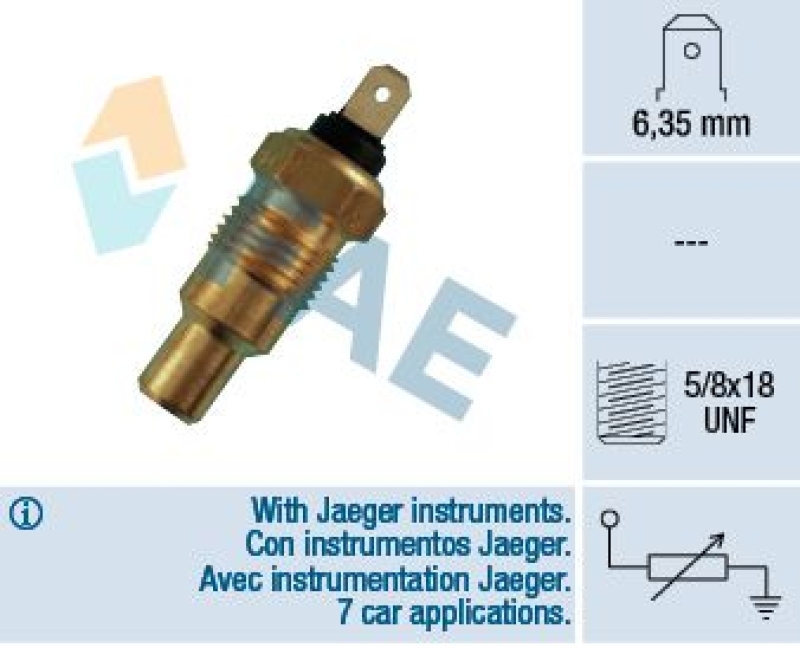 FAE Sensor, Kühlmitteltemperatur