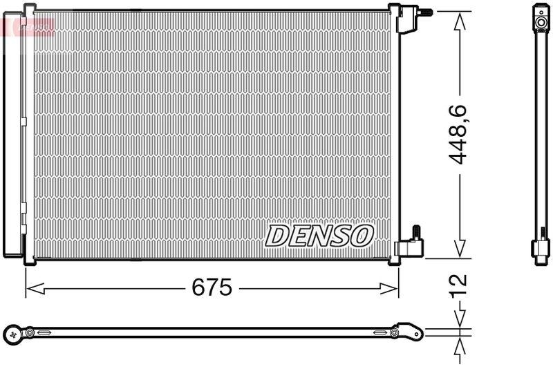 DENSO Kondensator, Klimaanlage DCN44015