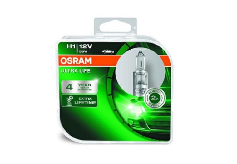 OSRAM H1 Ultra Life 12V 55W Duo Box