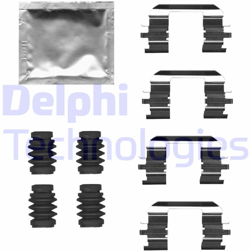 DELPHI Zubeh&ouml;rsatz, Scheibenbremsbelag LX0686