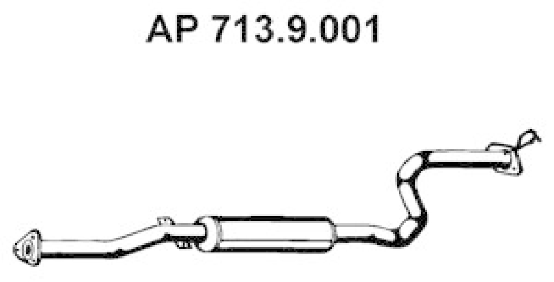 EBERSPÄCHER Mittelschalldämpfer