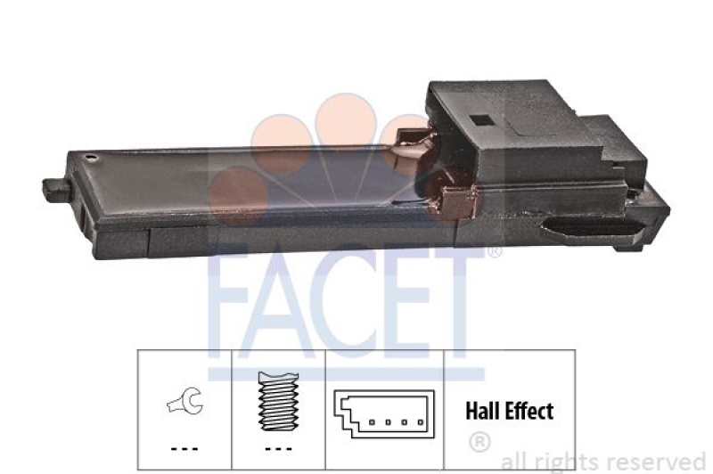 FACET Switch, clutch control (cruise control) Made in Italy - OE Equivalent