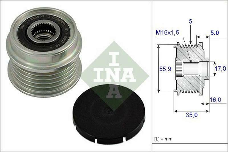 INA Alternator Freewheel Clutch