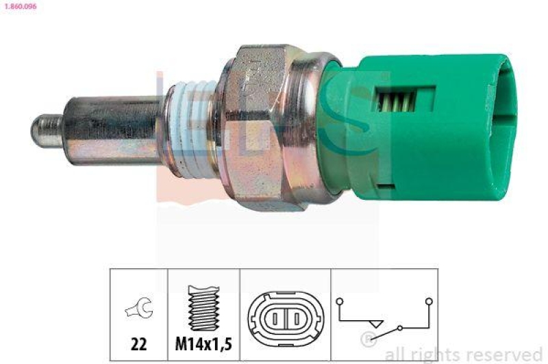 EPS Schalter, R&uuml;ckfahrleuchte Made in Italy - OE Equivalent