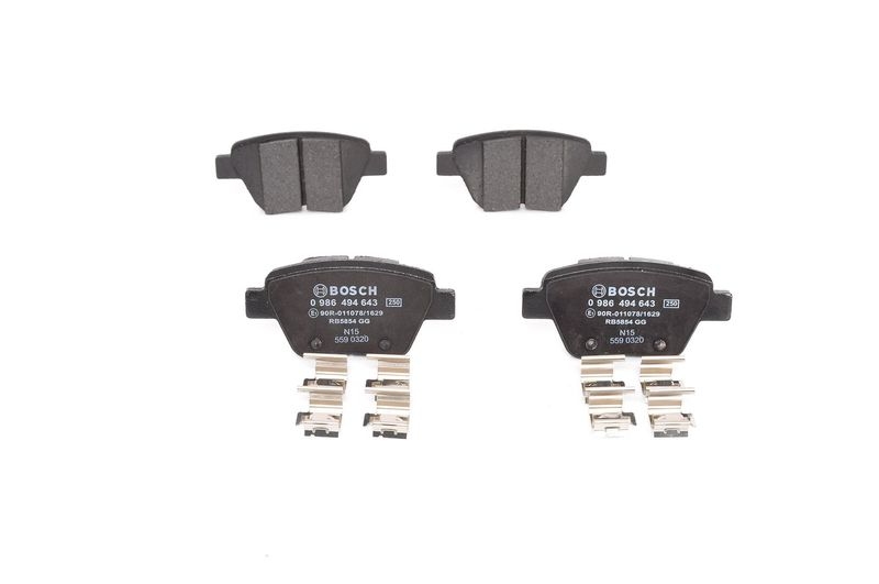 BOSCH Brake Pad Set, disc brake