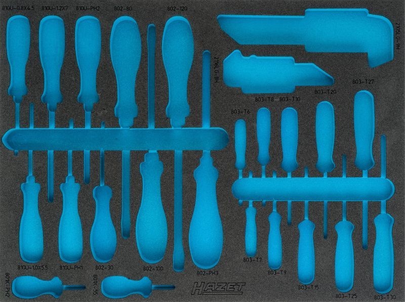 HAZET Foam Insert, assortment box