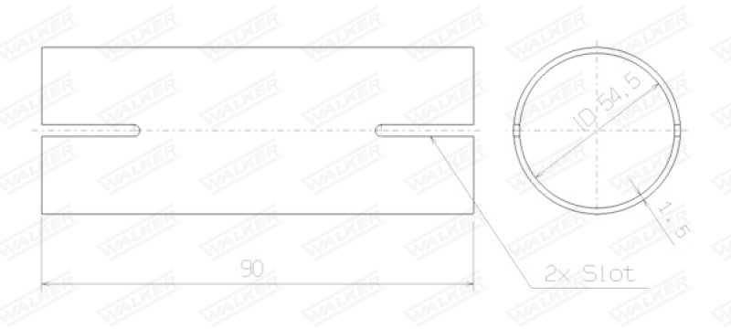 WALKER Pipe Connector, exhaust system