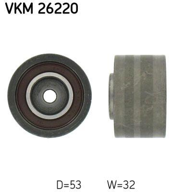SKF Deflection/Guide Pulley, timing belt
