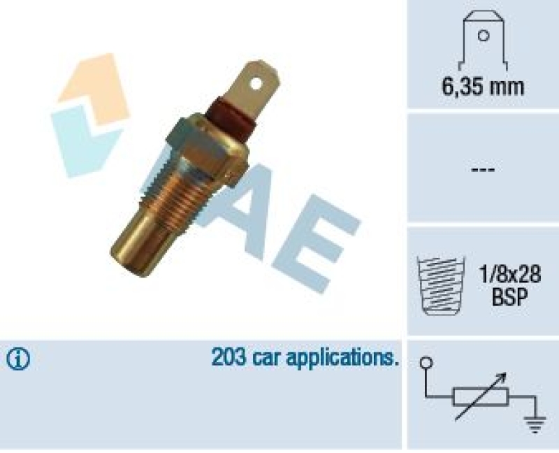 FAE Sensor, Kühlmitteltemperatur