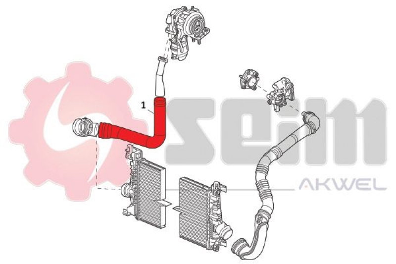 SEIM Ladeluftschlauch