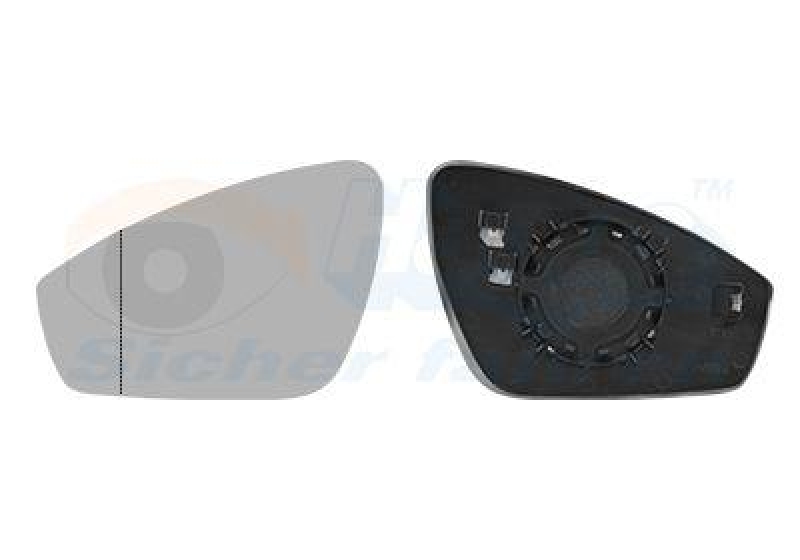 VAN WEZEL Spiegelglas, Au&szlig;enspiegel * HAGUS * 5712837