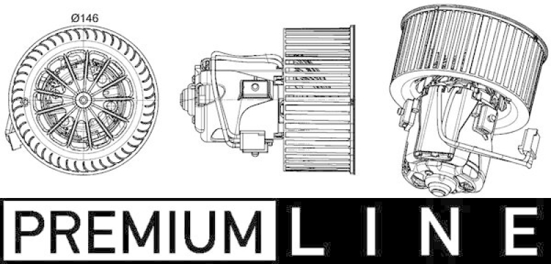 MAHLE Innenraumgebläse BEHR *** PREMIUM LINE ***