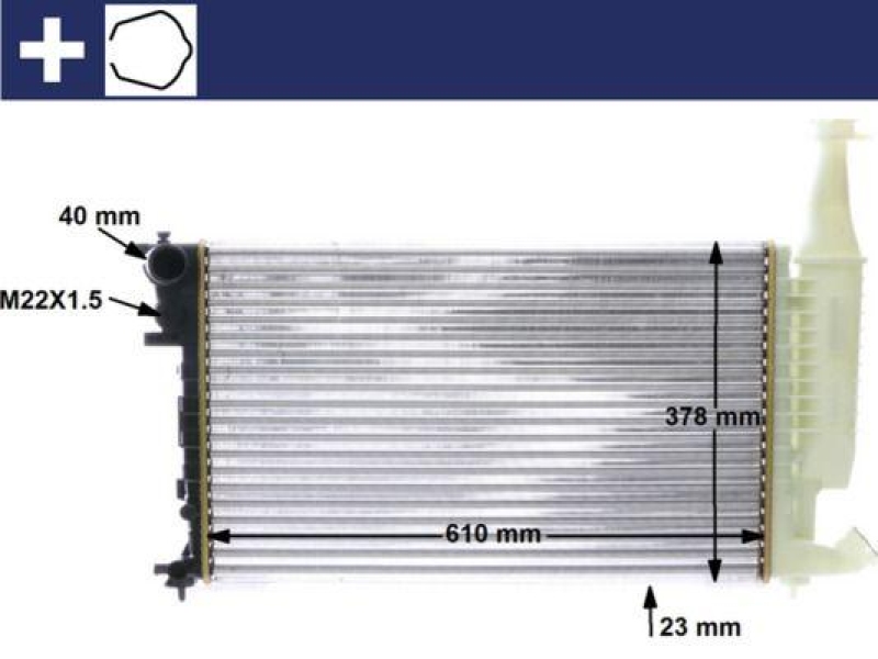MAHLE Radiator, engine cooling BEHR