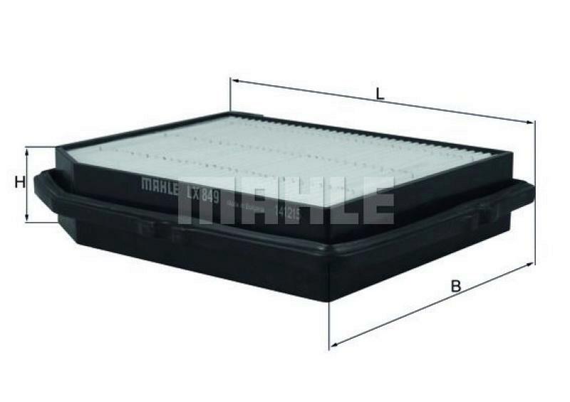 MAHLE ORIGINAL Luftfilter LX 849