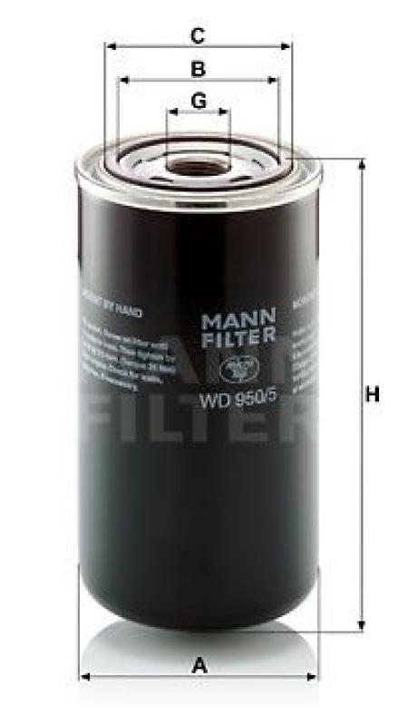 MANN-FILTER Filter, Arbeitshydraulik