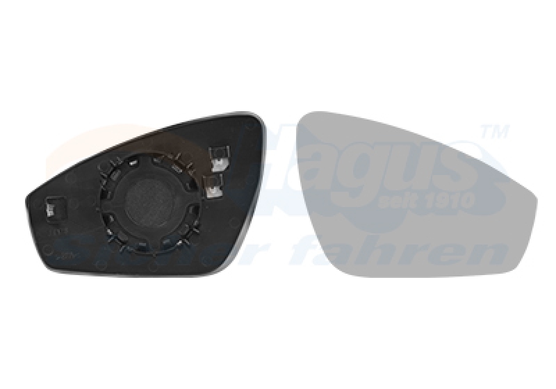 VAN WEZEL Spiegelglas, Au&szlig;enspiegel * HAGUS * 5712838