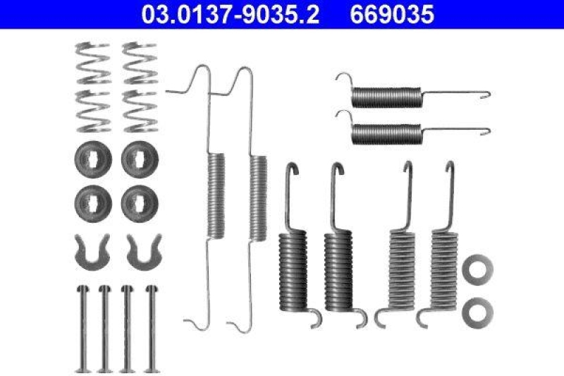 ATE Accessory Kit, brake shoes