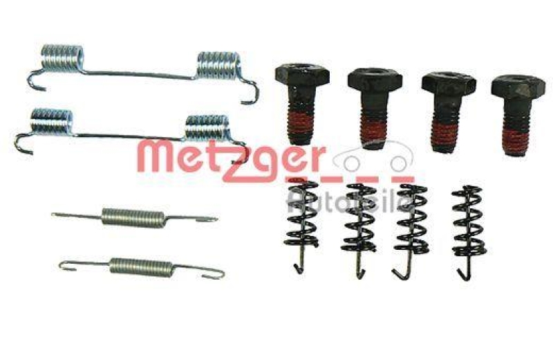 METZGER Accessory Kit, parking brake shoes GREENPARTS