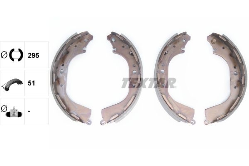 TEXTAR Bremsbackensatz 91056200