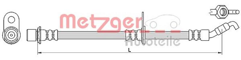 METZGER Bremsschlauch