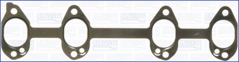 AJUSA Gasket, exhaust manifold MULTILAYER STEEL