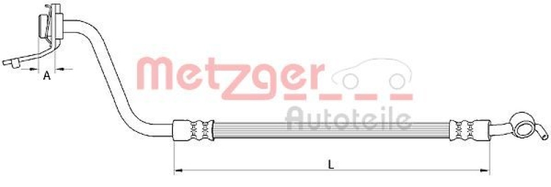 METZGER Bremsschlauch