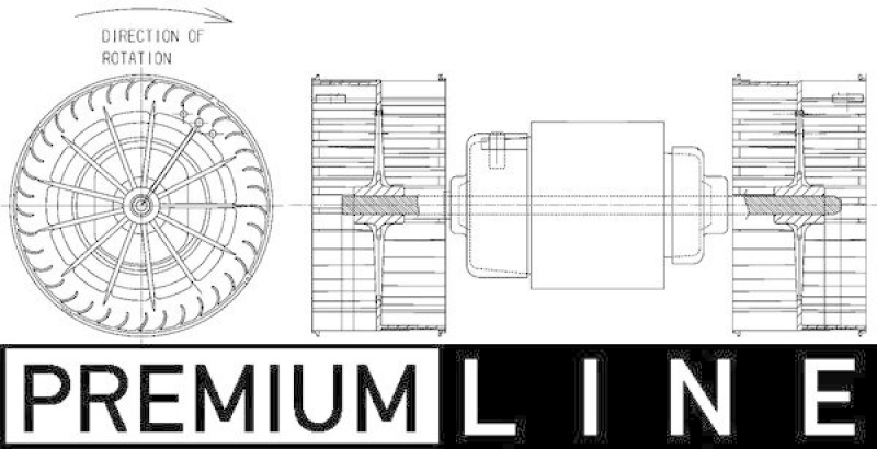 MAHLE Interior Blower BEHR *** PREMIUM LINE ***