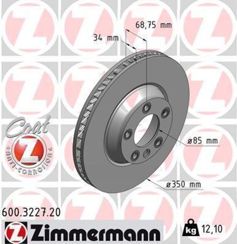 Zimmermann Bremsscheiben + Zimmermann Bremsbeläge