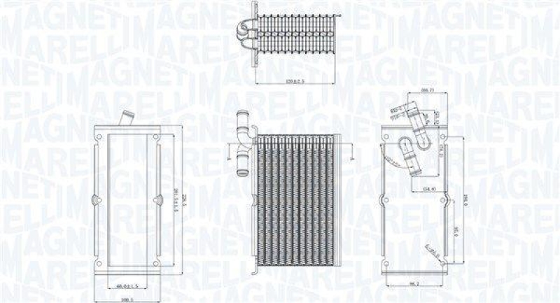 MAGNETI MARELLI Charge Air Cooler