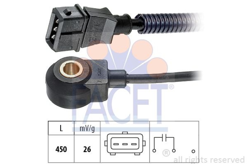 FACET Klopfsensor Made in Italy - OE Equivalent