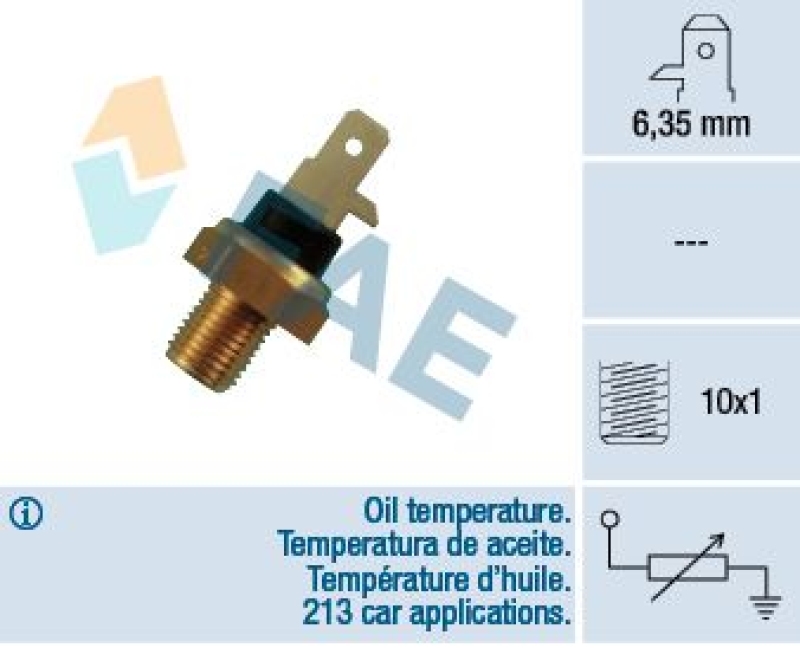 FAE Sensor, Kühlmitteltemperatur