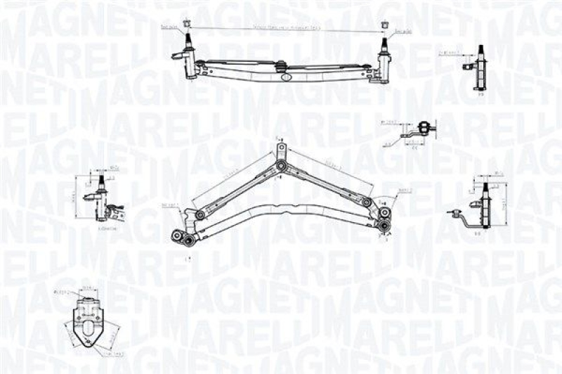 MAGNETI MARELLI Wischergestänge