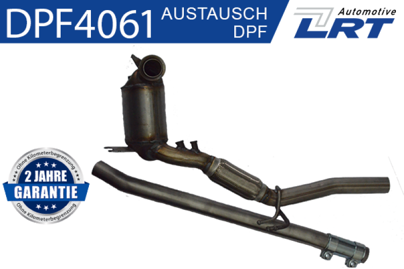 LRT Ruß-/Partikelfilter, Abgasanlage