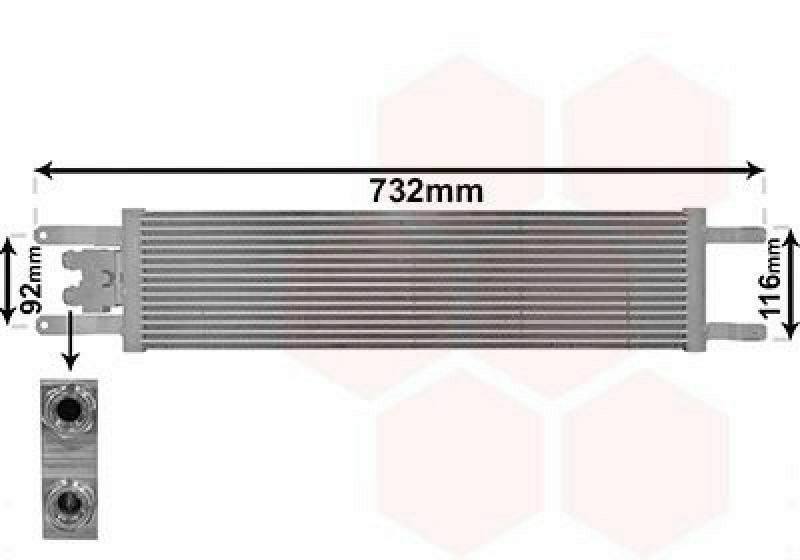 VAN WEZEL Ölkühler, Motoröl