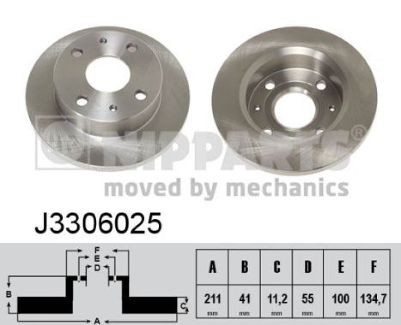 2x Brake Disc