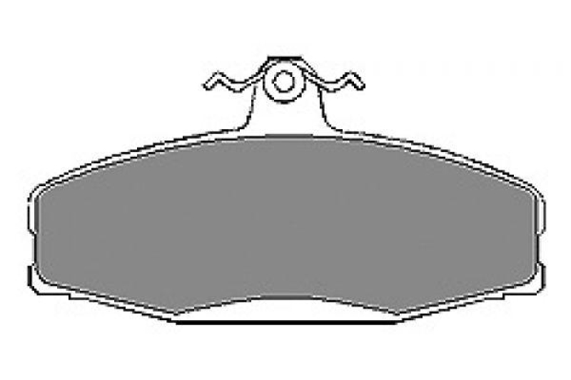 MAPCO Bremsbelagsatz, Scheibenbremse 6322