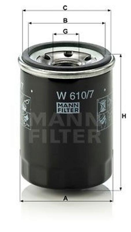 MANN-FILTER Ölfilter