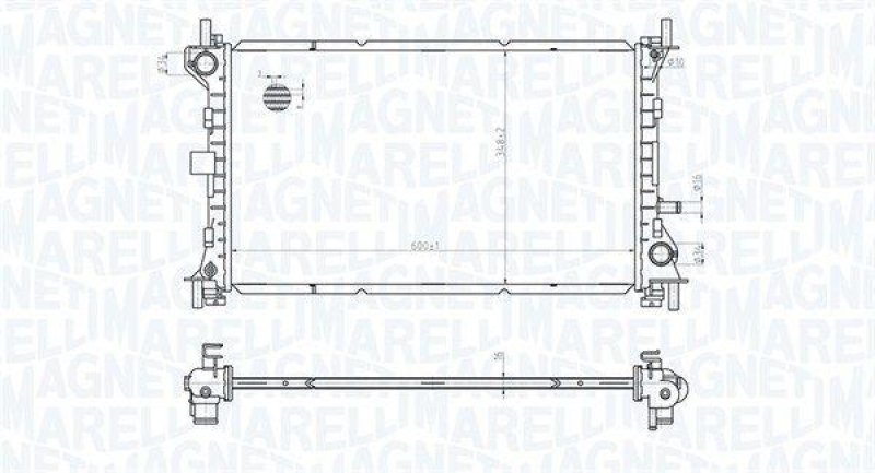 MAGNETI MARELLI Kühler, Motorkühlung